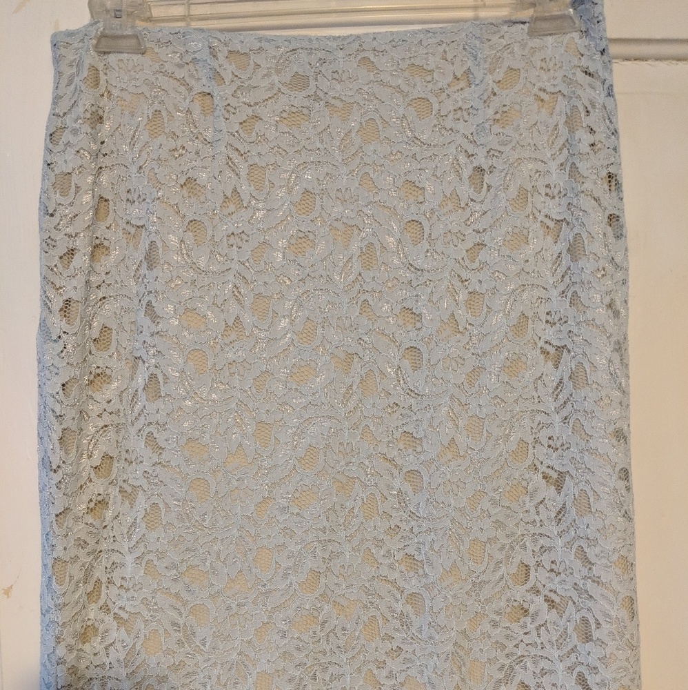 Lace overlay Pencil Skirt